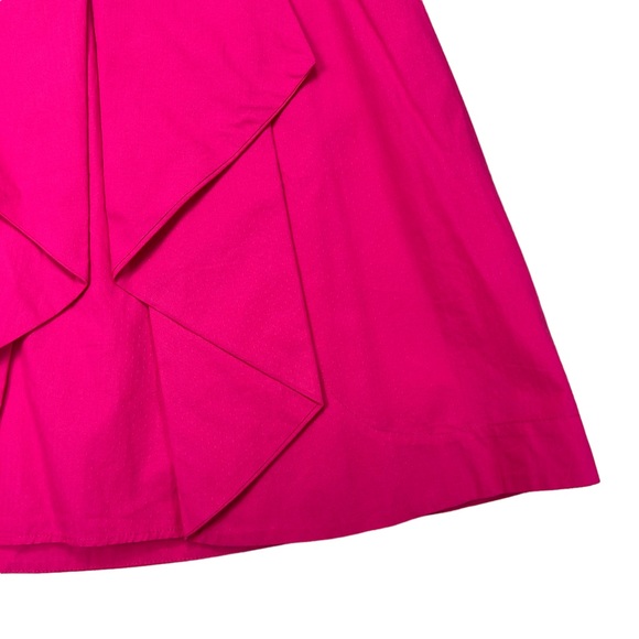 Maeve Anthropologie Skirt Size UK 10 A-Line Fuchsia Pink Cotton RRP £80 - Picture 2 of 4